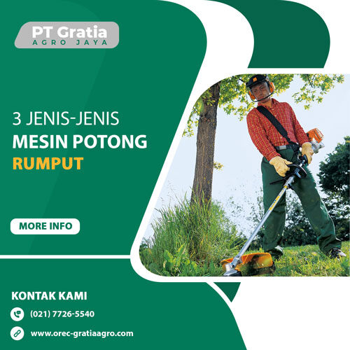 jenis mesin pemotong rumput