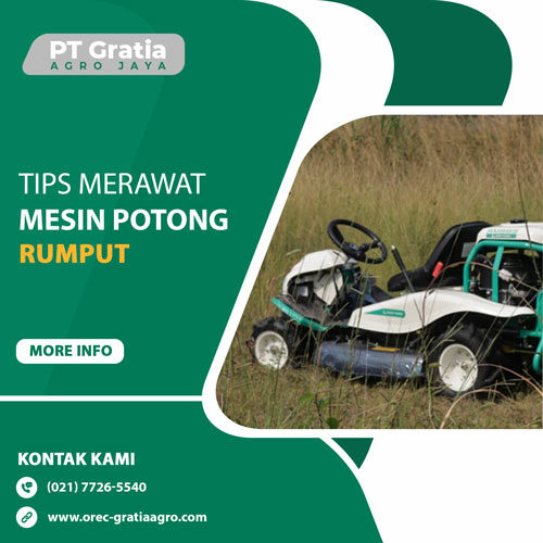 tips merawat mesin potong rumput